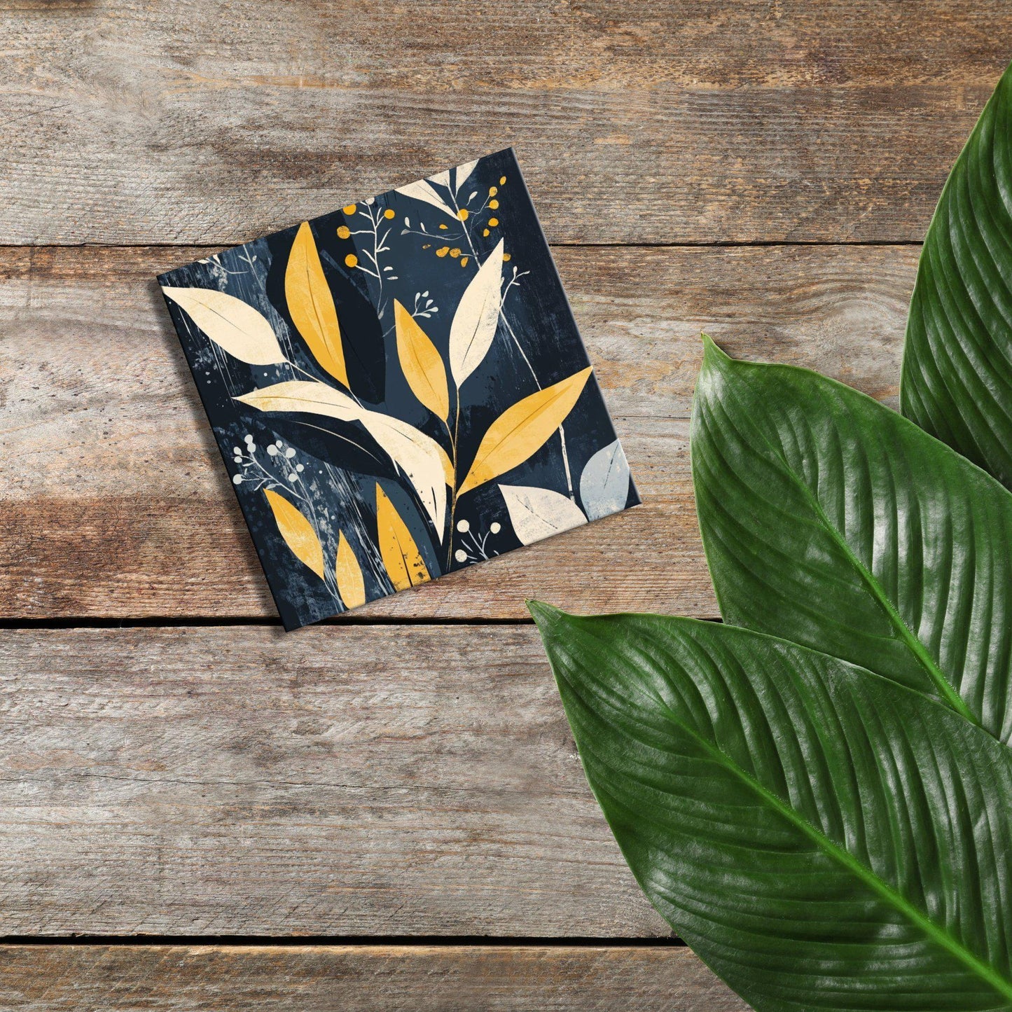 Scandinavian Floral Fridge Magnet 2-inch Strong Refrigerator Magnet Kitchen Decor Dopamine Ceramic Tile Art Gift for Her fridgescaping