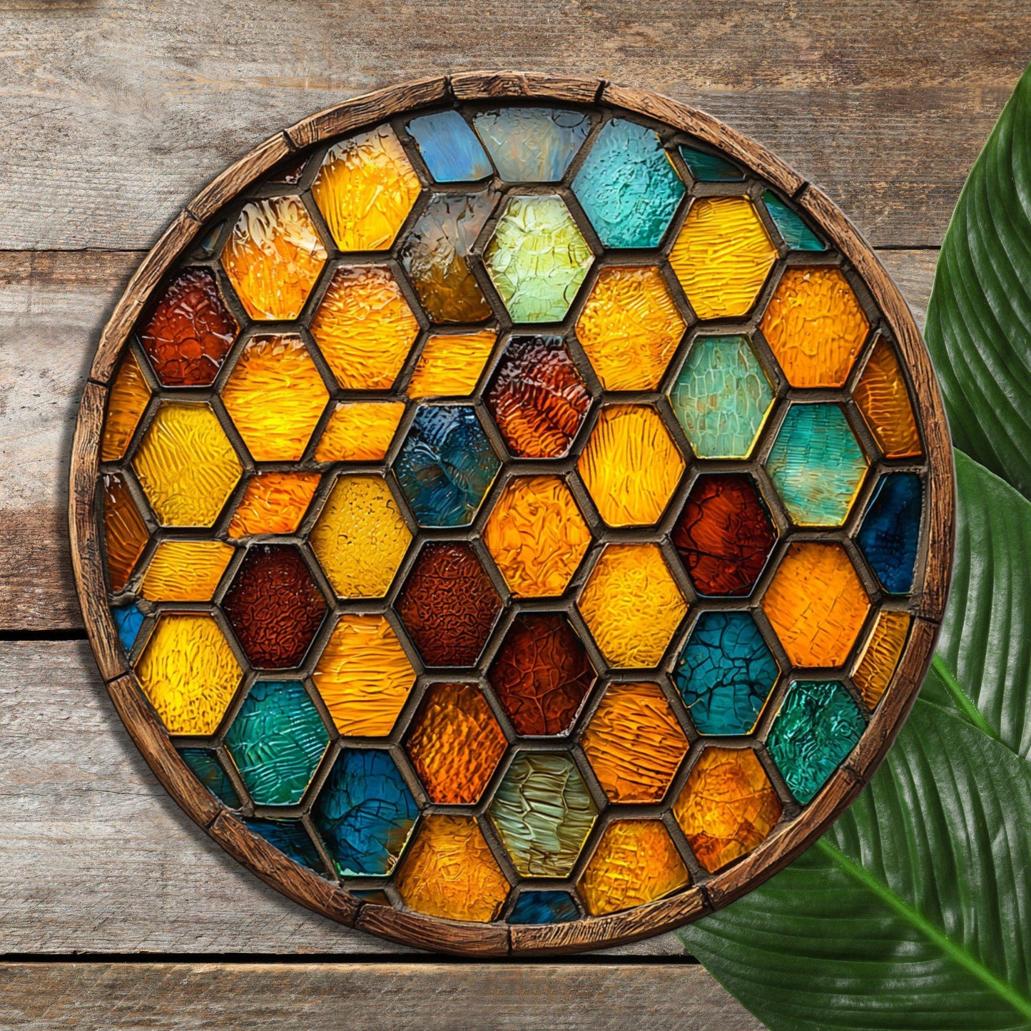 Honeycomb Glass Cutting Board Trivet Hot Plate Charcuterie Board Gift for Her Mom Christmas Housewarming