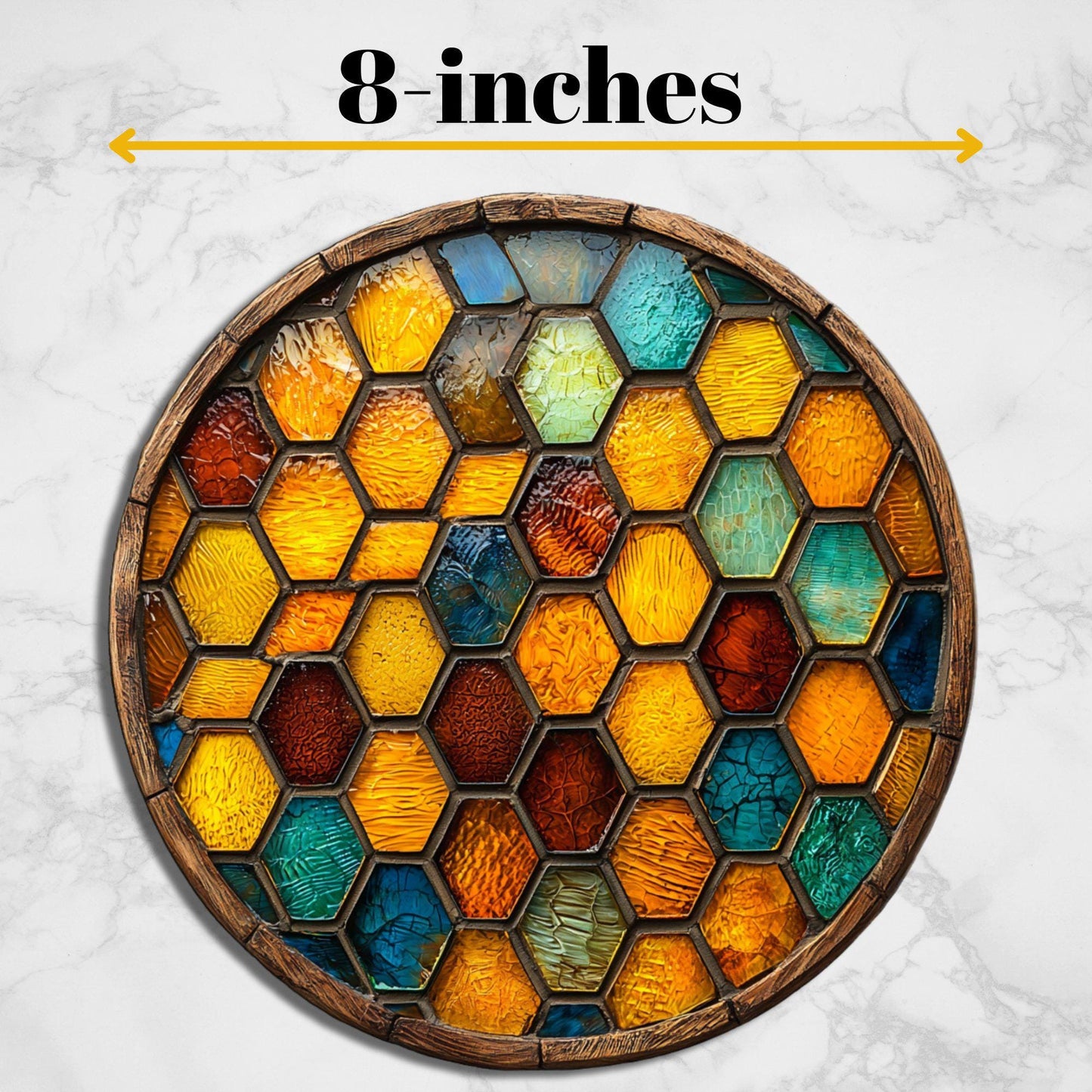 Honeycomb Glass Cutting Board Trivet Hot Plate Charcuterie Board Gift for Her Mom Christmas Housewarming
