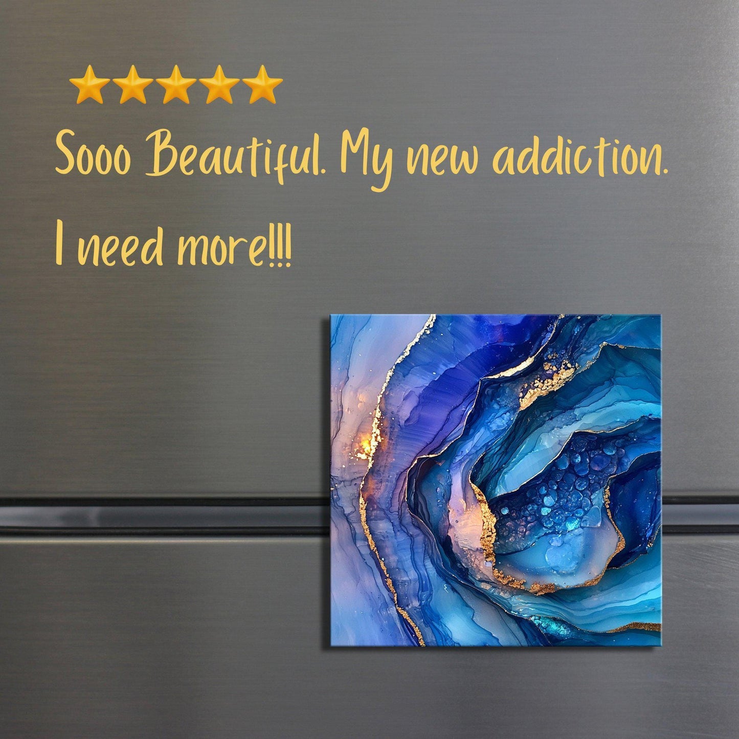 Fridge Magnet 2-inch Strong Refrigerator Magnet Kitchen Decor Dopamine Ceramic Tile Art Gift for Her fridgescaping