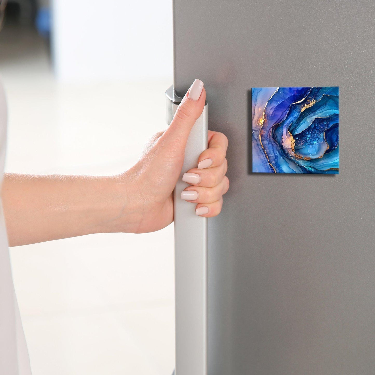 Fridge Magnet 2-inch Strong Refrigerator Magnet Kitchen Decor Dopamine Ceramic Tile Art Gift for Her fridgescaping