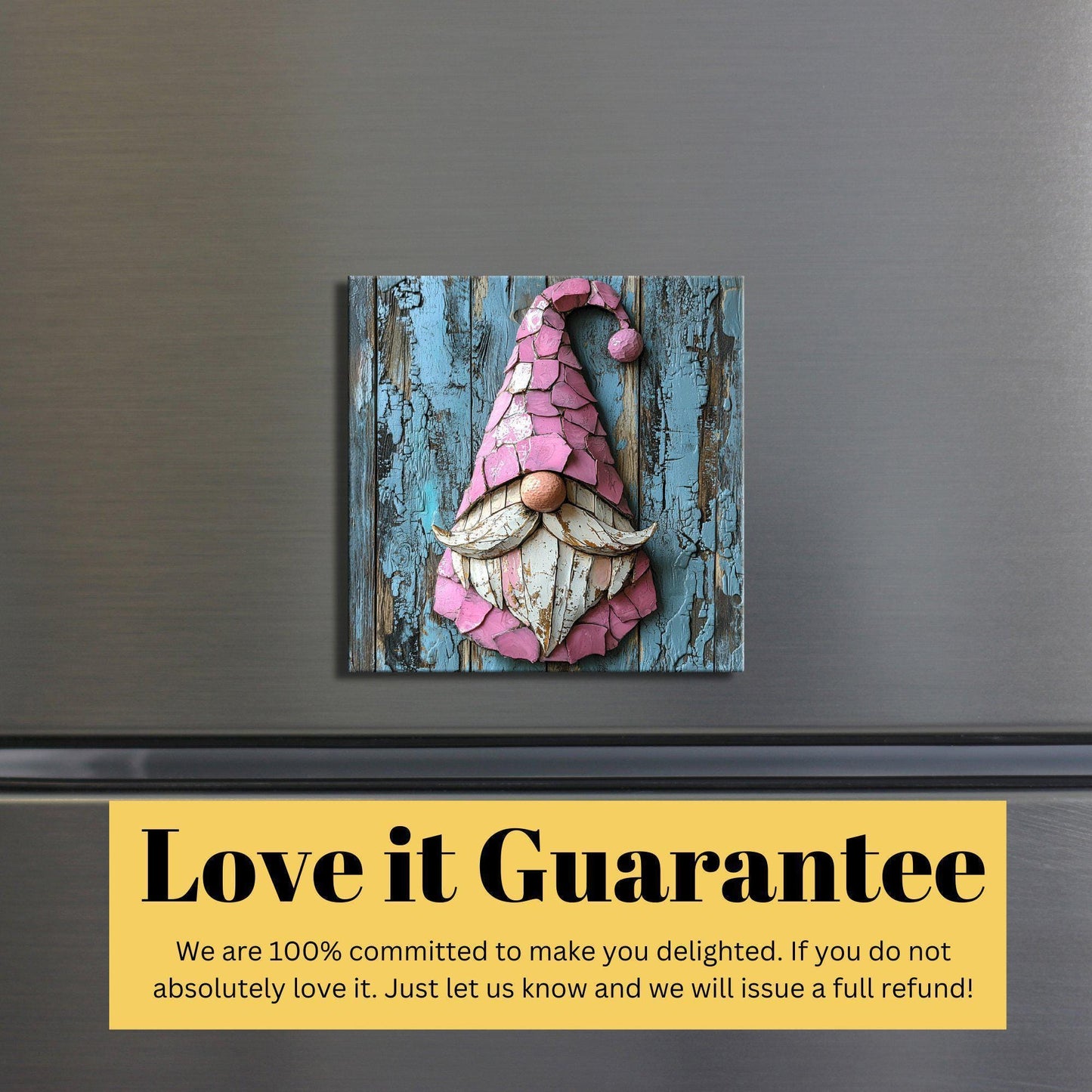 Pink Christmas Gmone Fridge Magnet 2-inch Strong Refrigerator Magnet Kitchen Decor Dopamine Ceramic Tile Art Gift for Her fridgescaping