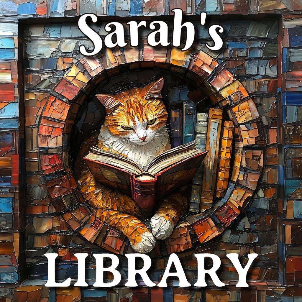 Cat Reading Personalized Library Sign Bookful Catful Petful Cat Lover Reader Gift